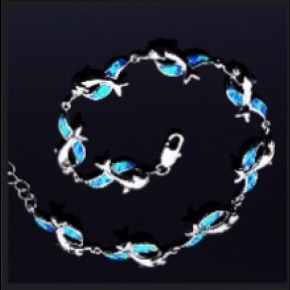 Dolphin Opal Anklet/ bracelet - Picture 7 of 7
